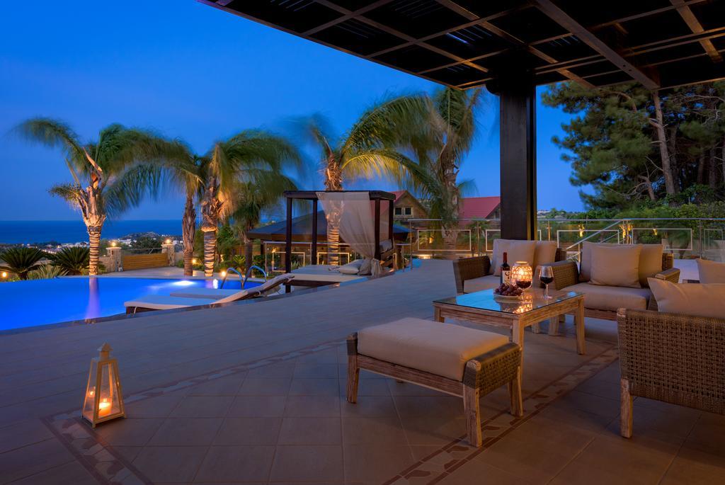Quinn Hill Luxury Villa Rhodos Eksteriør bilde