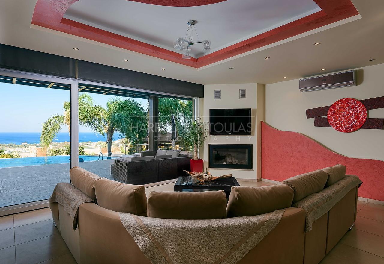 Quinn Hill Luxury Villa Rhodos Eksteriør bilde